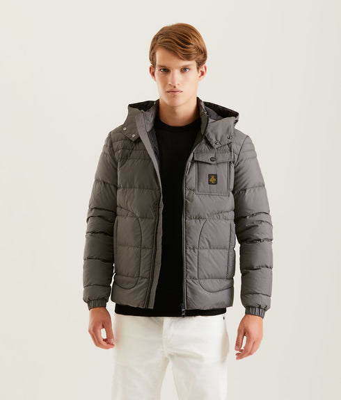 Piumino corto BENSON Jkt Uomo Grigio medio Refrigiwear- Francavilla Moda